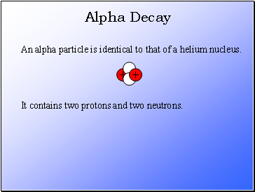 Alpha Decay