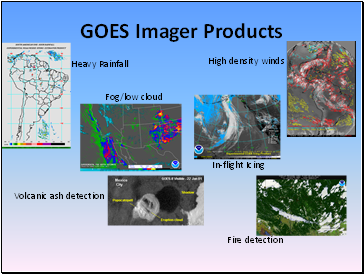 Goes Imager Products