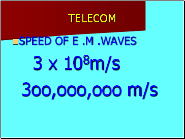 Telecommunications