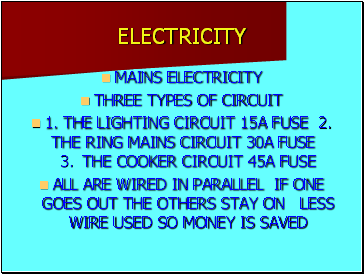 ELECTRICITY