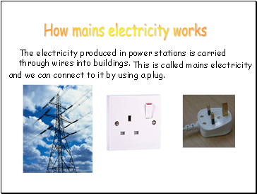 How mains electricity works