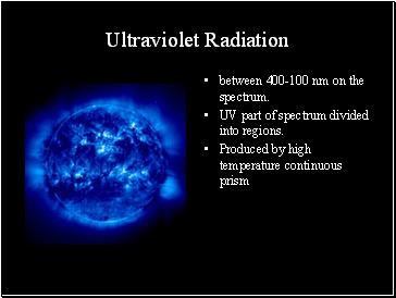 Ultraviolet Radiation