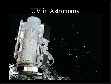 UV in Astronomy