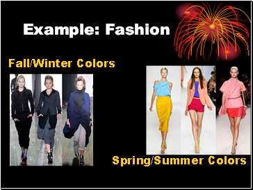 Example: Fashion