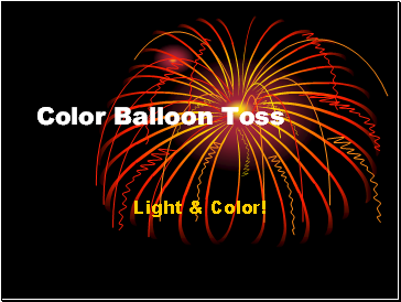 Color Balloon Toss