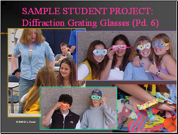 SAMPLE STUDENT PROJECT: Diffraction Grating Glasses (Pd. 6)