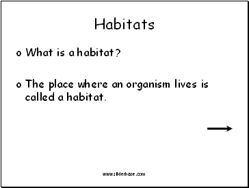 Habitats