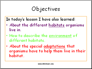 Objectives