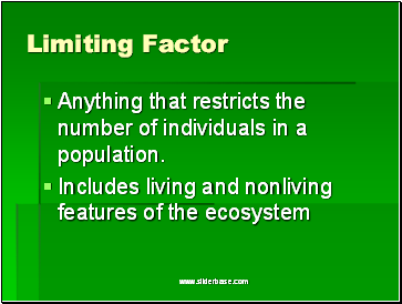 Limiting Factor