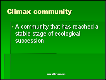 Climax community