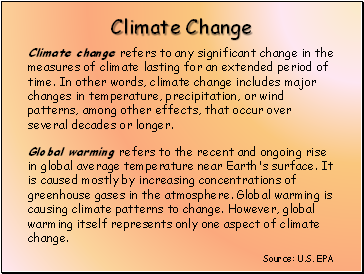 Climate Change