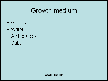 Growth medium