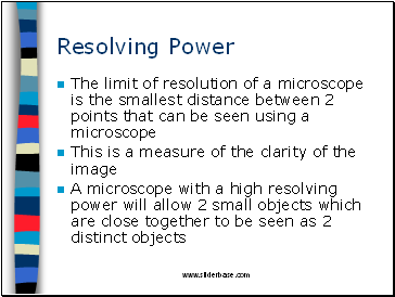 Resolving Power