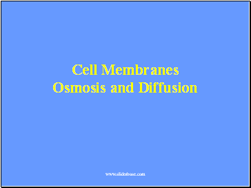 Osmosis & Diffusion