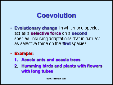 Coevolution