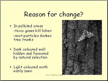 Reason for change?