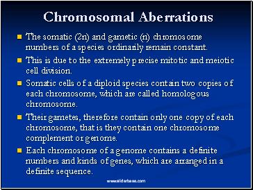 Chromosomal Aberrations