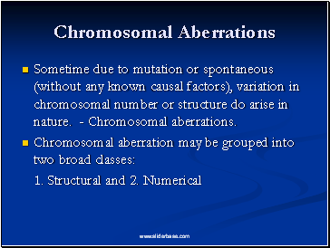 Chromosomal Aberrations