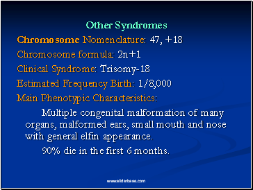 Other Syndromes