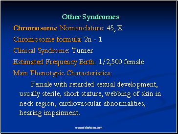 Other Syndromes