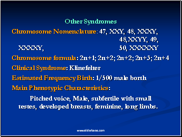 Other Syndromes