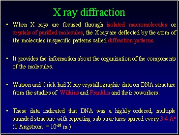 X ray diffraction