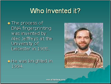 Who Invented it?