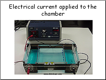 Electrical current applied to the chamber