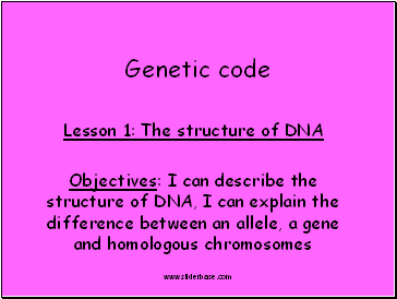 Genetic Code