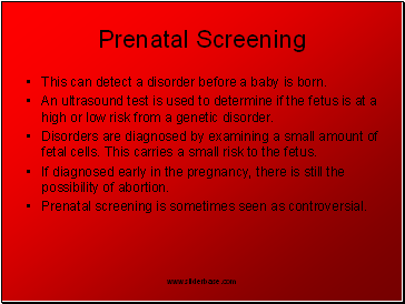 Prenatal Screening