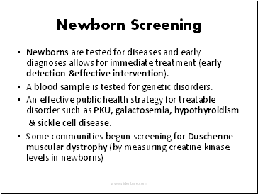 Newborn Screening