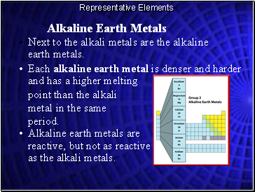 Alkaline Earth Metals