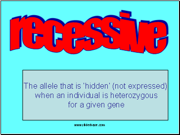 Recessive