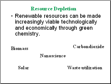 Resource Depletion