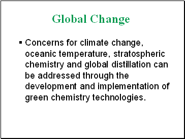 Global Change