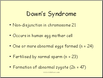 Downs Syndrome