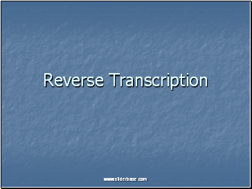 Reverse Transcription