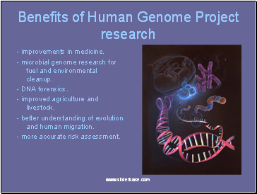 Benefits of Human Genome Project research