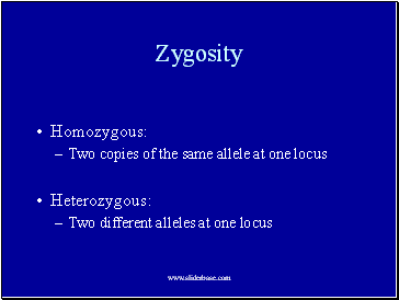 Zygosity