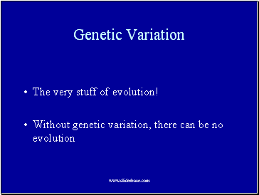Genetic Variation