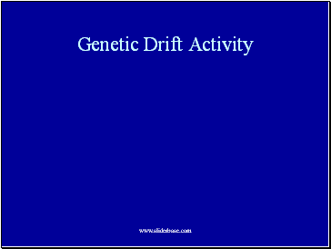 Genetic Drift Activity