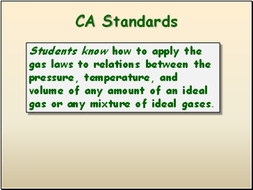 CA Standards