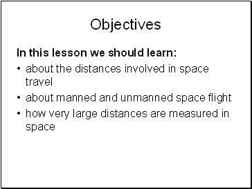 Objectives