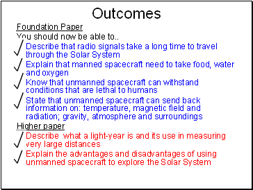 Outcomes