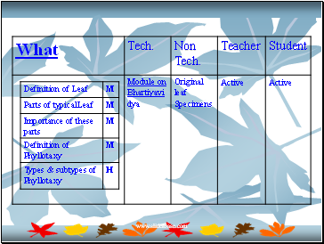 Learning Outcomes 