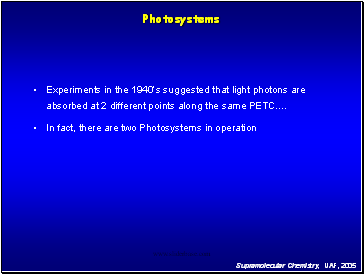 Photosystems