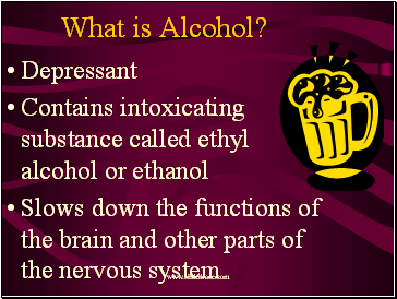 What is Alcohol?