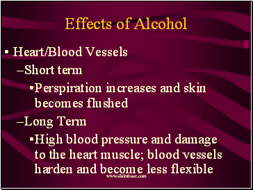 Effects of Alcohol