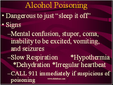 Blood Alcohol Concentration