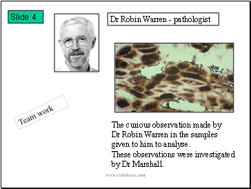 Dr Robin Warren - pathologist